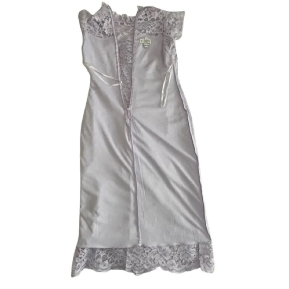 Enfocus Studio Women's 6 Purple/Lavender Sleeveless Sheath Midi Dress Mock Neck - Picture 4 of 13